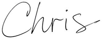 Chris's signature